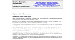 Desktop Screenshot of end-your-depression.com